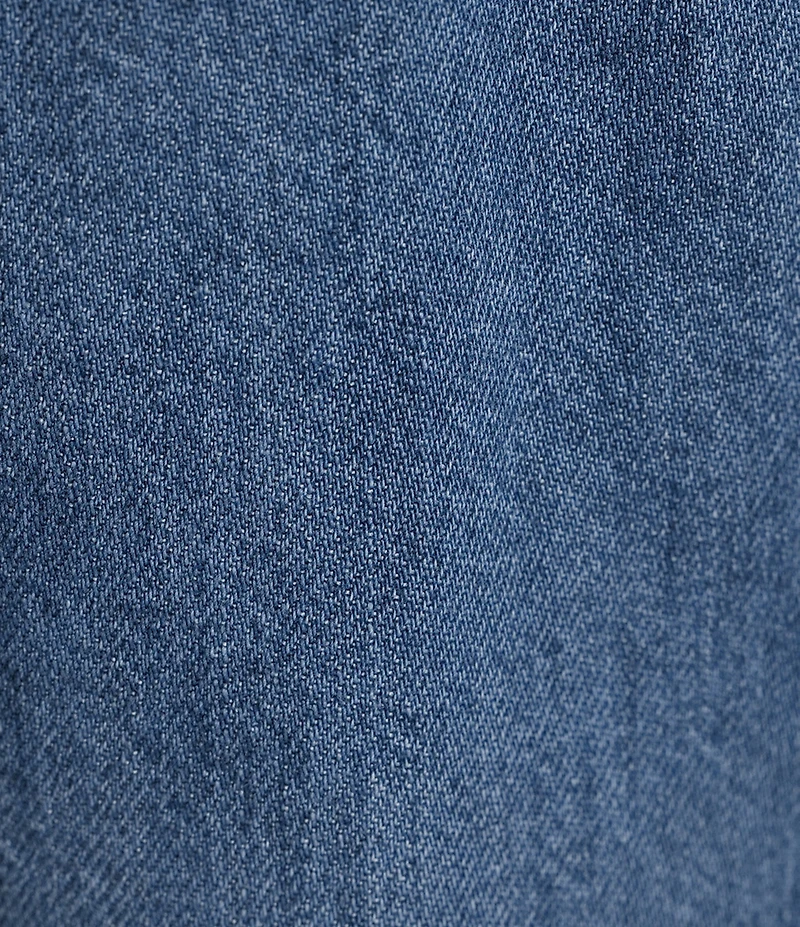 Copper Key Drawstring Wide Leg Denim Pants