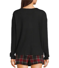 Copper Key Drop Shoulder Brushed T-Shirt