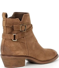 Copper Key Fairly Suede Buckle Hardware Booties
