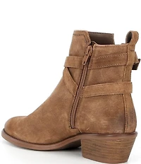 Copper Key Fairly Suede Buckle Hardware Booties