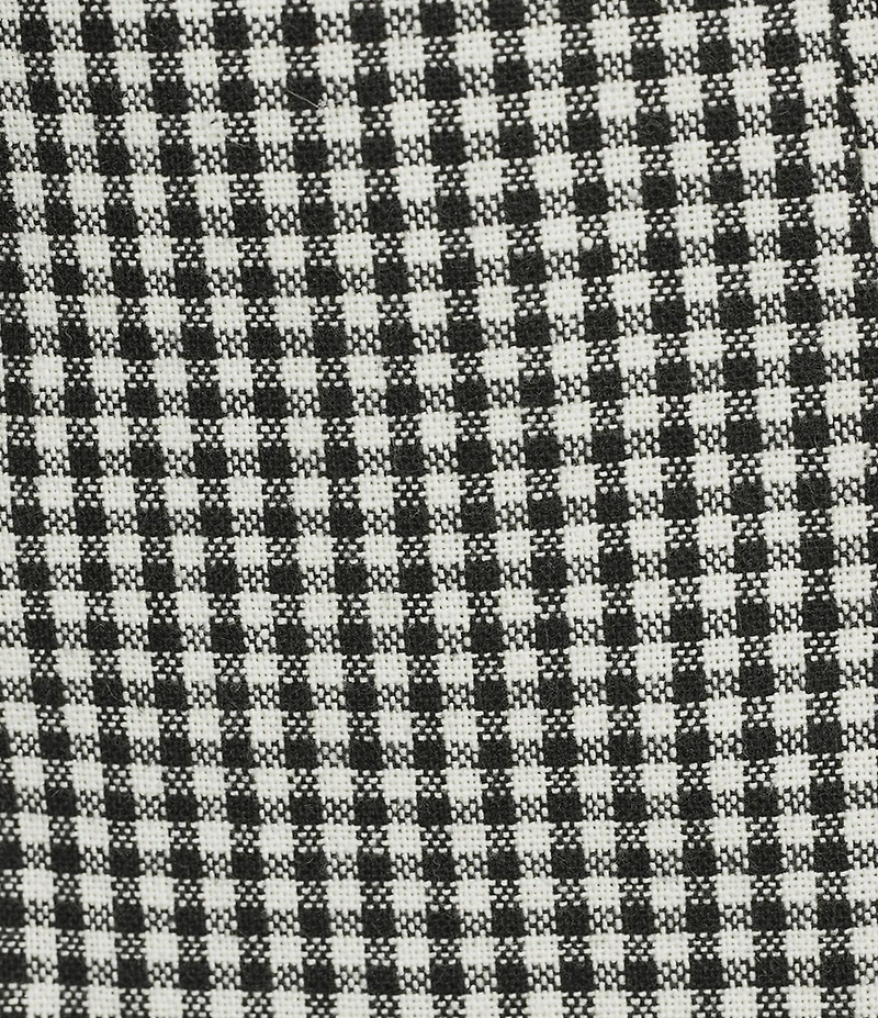 Copper Key Fitted Gingham Slit Mini Skirt
