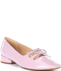 Copper Key Frolic Patent Double Bow Mary Jane Pumps