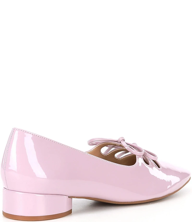 Copper Key Frolic Patent Double Bow Mary Jane Pumps
