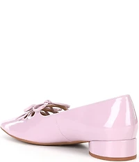 Copper Key Frolic Patent Double Bow Mary Jane Pumps
