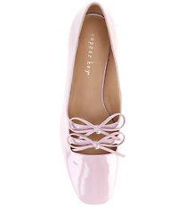 Copper Key Frolic Patent Double Bow Mary Jane Pumps