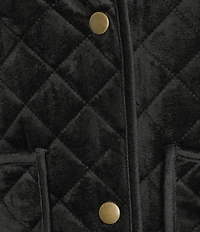 Copper Key Front Pocket Quilted Jacket