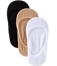 Copper Key Girls 3-Pack Foot Liner No-Show Socks