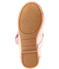 Copper Key Girls' Amelia Rhinestone Butterfly Ornamented Mary Jane Flats (Infant)