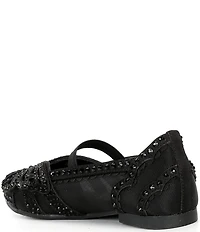 Copper Key Girls' Anise Rhinestone Butterfly Mesh Flats (Infant)