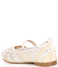 Copper Key Girls' Anise Rhinestone Butterfly Mesh Flats (Toddler)