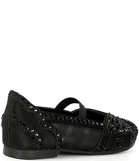 Copper Key Girls' Anise Rhinestone Butterfly Mesh Flats (Youth)