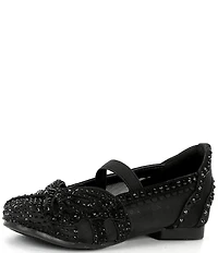 Copper Key Girls' Anise Rhinestone Butterfly Mesh Flats (Youth)
