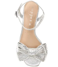 Copper Key Girls' Beatrice Bow Dress Heels (Toddler)