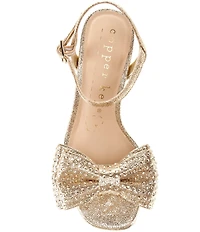 Copper Key Girls' Beatrice Bow Dress Heels (Toddler)