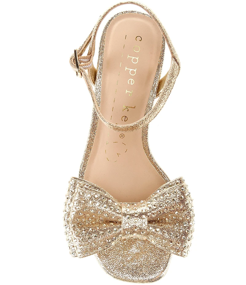 Copper Key Girls' Beatrice Bow Dress Heels (Youth)