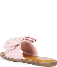 Copper Key Girls' Beelong Bow Slide Sandals (Toddler)