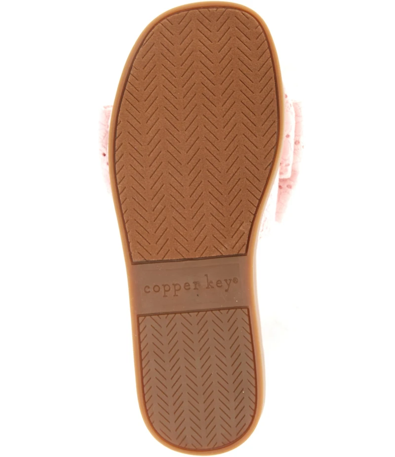 Copper Key Girls' Beelong Bow Slide Sandals (Toddler)