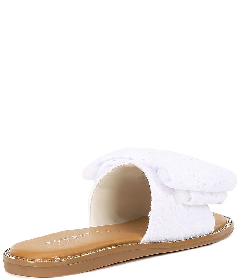 Copper Key Girls' Beelong Bow Slide Sandals (Toddler)