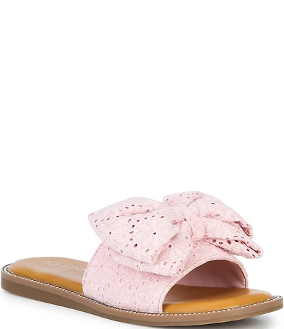 Copper Key Girls' Beelong Bow Slide Sandals (Youth)