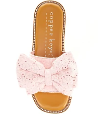 Copper Key Girls' Beelong Bow Slide Sandals (Youth)