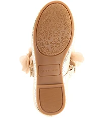 Copper Key Girls' Blossom Chiffon Floral Mary Jane Flats (Infant)