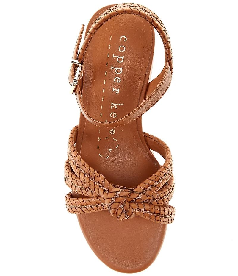 Copper Key Girls' Caroline Braided Sandals (Youth)
