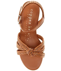 Copper Key Girls' Caroline Braided Sandals (Youth)