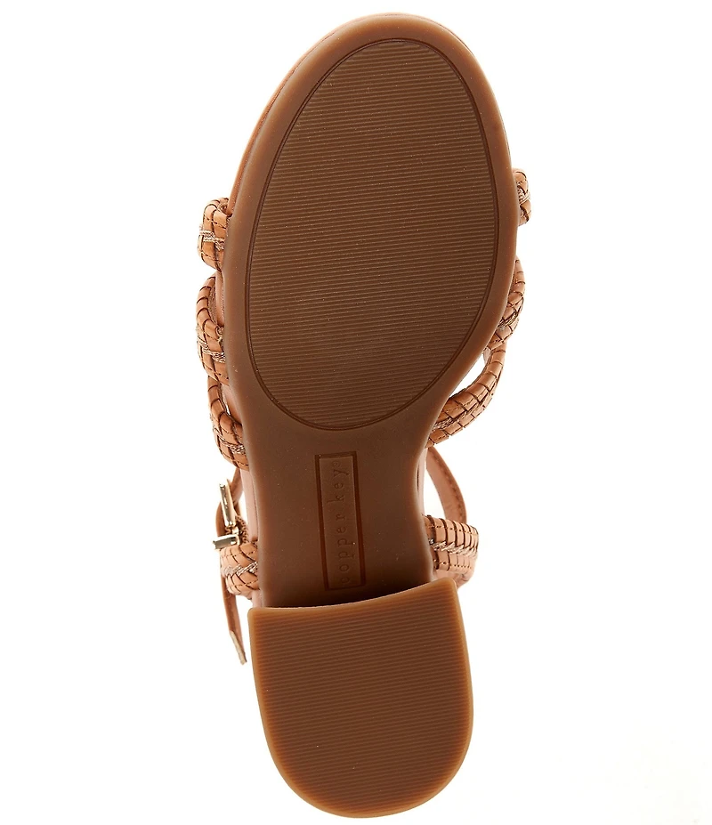 Copper Key Girls' Caroline Braided Sandals (Youth)