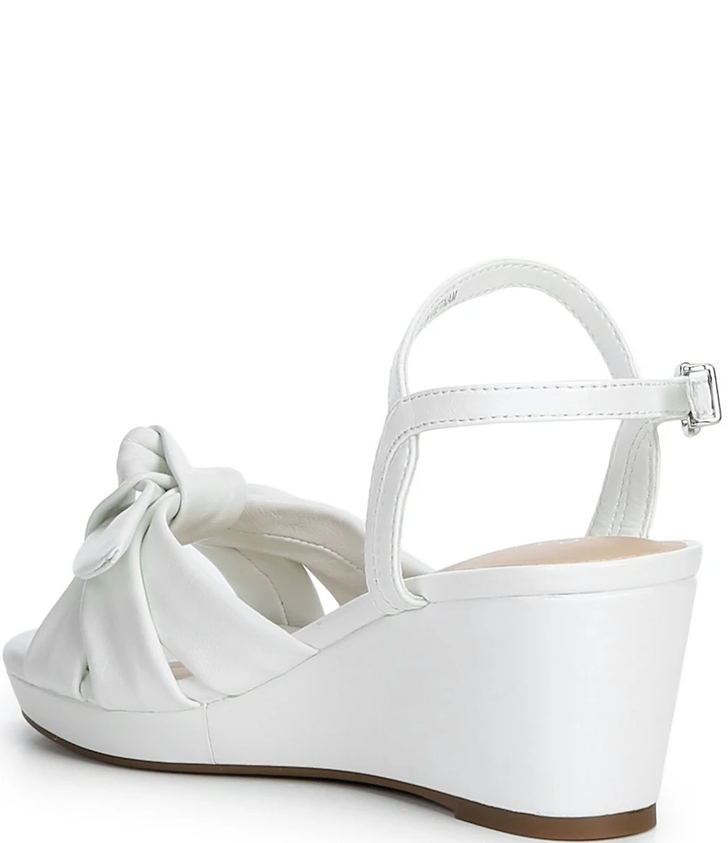 Copper Key Girls' Charlotte Wedge Bow Sandals (Toddler)