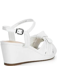 Copper Key Girls' Charlotte Wedge Bow Sandals (Youth)