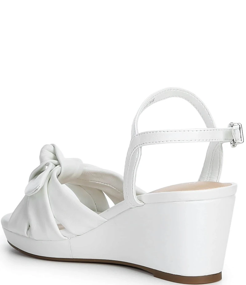 Copper Key Girls' Charlotte Wedge Bow Sandals (Youth)