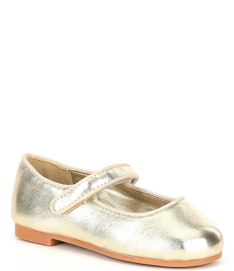 Copper Key Girls' Darrling Metallic Leather Mary Janes (Infant)