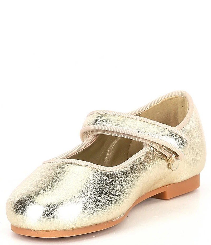 Copper Key Girls' Darrling Metallic Leather Mary Janes (Toddler)