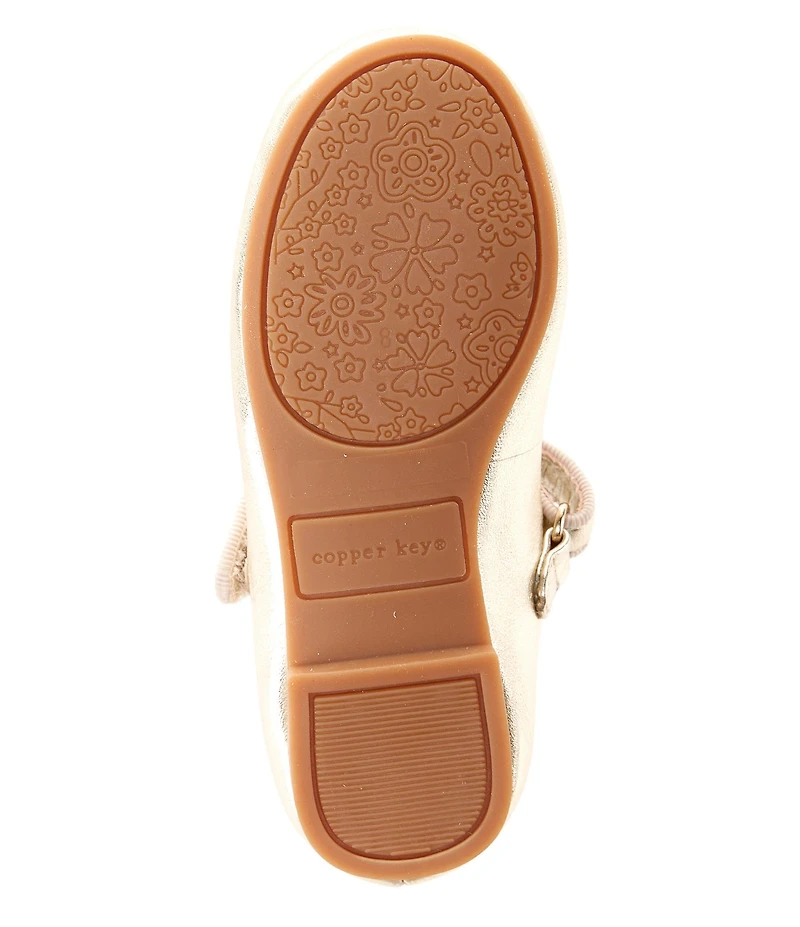 Copper Key Girls' Darrling Metallic Leather Mary Janes (Youth)