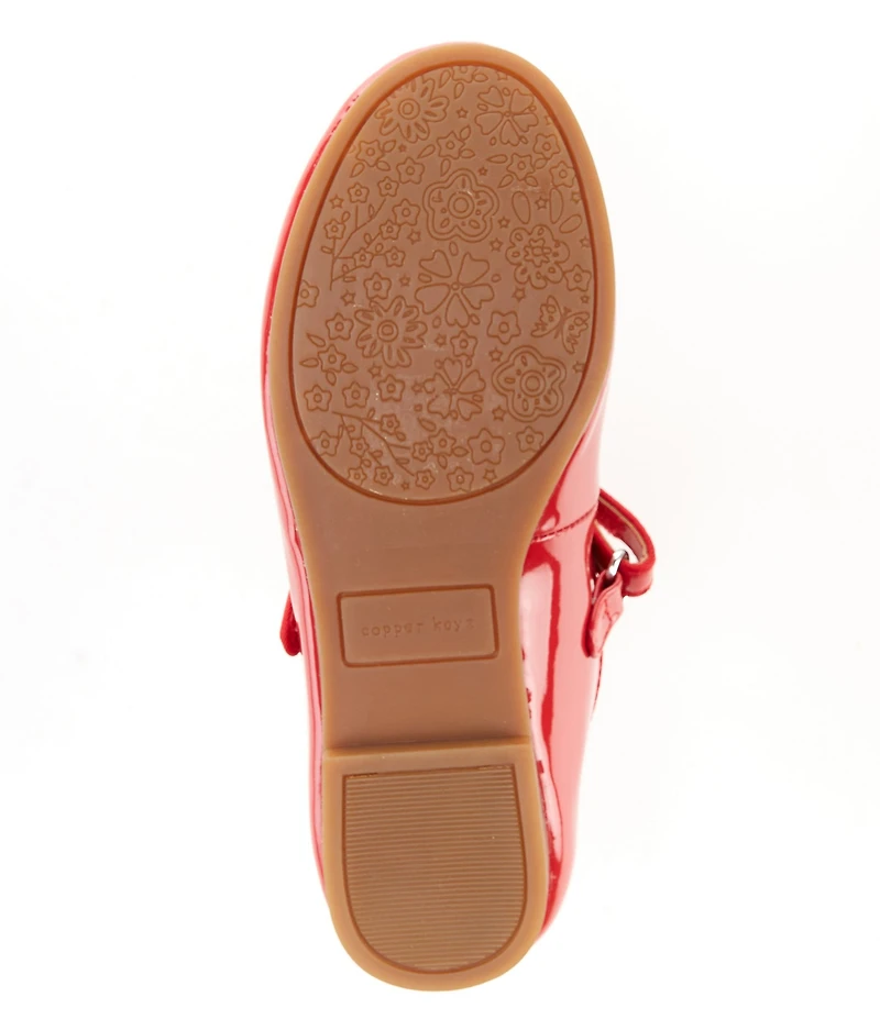 Copper Key Girls' Darrling Patent Mary Janes (Toddler)
