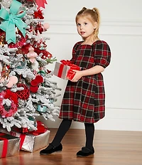 Copper Key Girls' Darrling Velvet Mary Janes (Toddler)