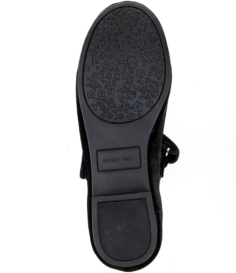 Copper Key Girls' Darrling Velvet Mary Janes (Youth)