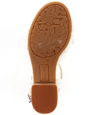 Copper Key Girls' Divine Twist Bow Block Heel Dress Sandals (Toddler)