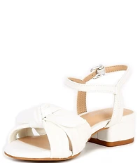 Copper Key Girls' Divine Twist Bow Block Heel Dress Sandals (Youth)