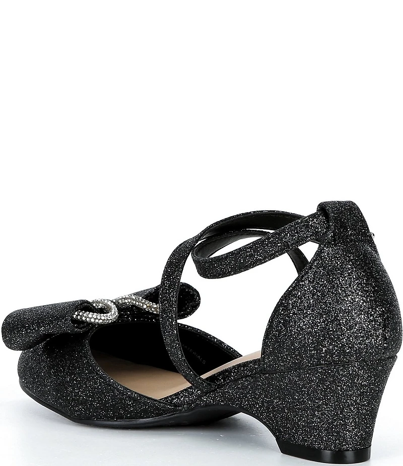Copper Key Girls' Eliana Bridal Wedges (Toddler)