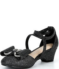Copper Key Girls' Eliana Bridal Wedges (Toddler)