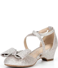 Copper Key Girls' Eliana Bridal Wedges (Toddler)