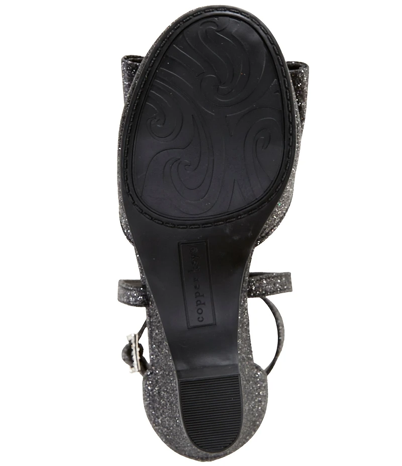 Copper Key Girls' Eliana Bridal Wedges (Youth)
