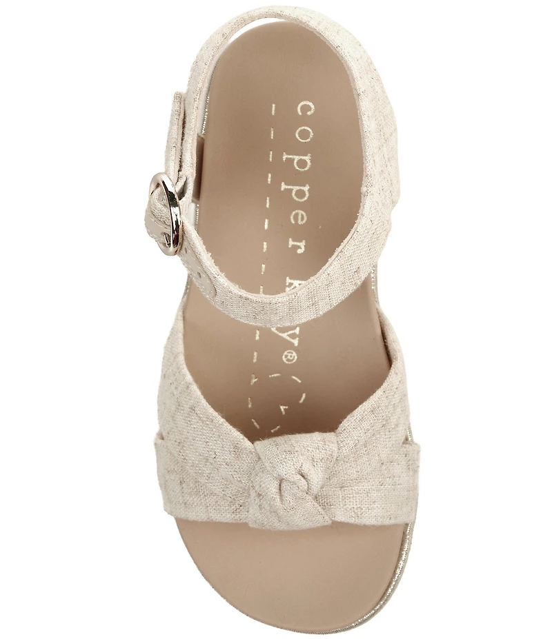 Copper Key Girls' Fritzy Footbed Sandal (Infant)