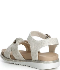 Copper Key Girls' Fritzy Footbed Sandal (Toddler)