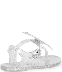 Copper Key Girls' Glenda Clear Jelly Butterfly Sandals (Infant)