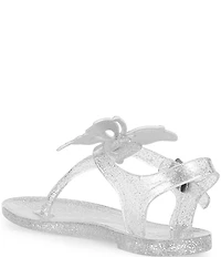 Copper Key Girls' Glenda Clear Jelly Butterfly Sandals (Toddler)