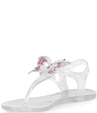 Copper Key Girls' Glenda Clear Jelly Butterfly Sandals (Toddler)