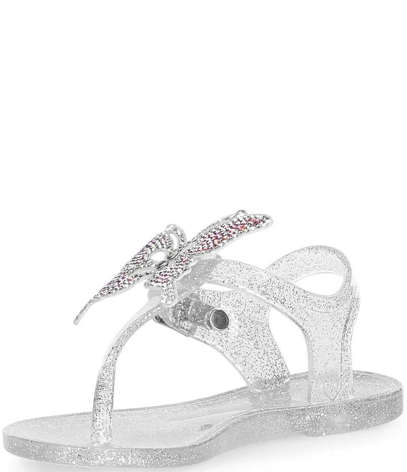 Copper Key Girls' Glenda Clear Jelly Butterfly Sandals (Youth)