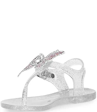 Copper Key Girls' Glenda Clear Jelly Butterfly Sandals (Youth)
